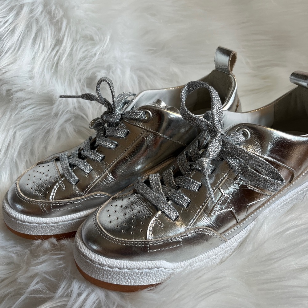 Golden Goose Silver Yeah shoes